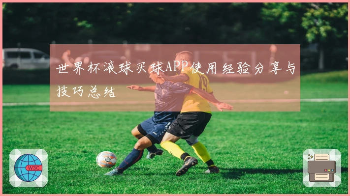 世界杯滚球买球APP使用经验分享与技巧总结